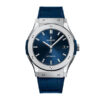 Classic Fusion Automatic Blue Sunray Dial Titanium