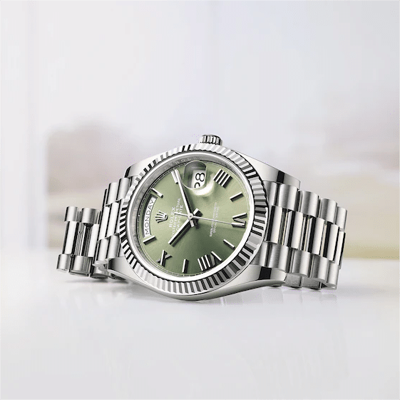 Rolex Day-Date 228239 Olive Green White Gold 40mm 3