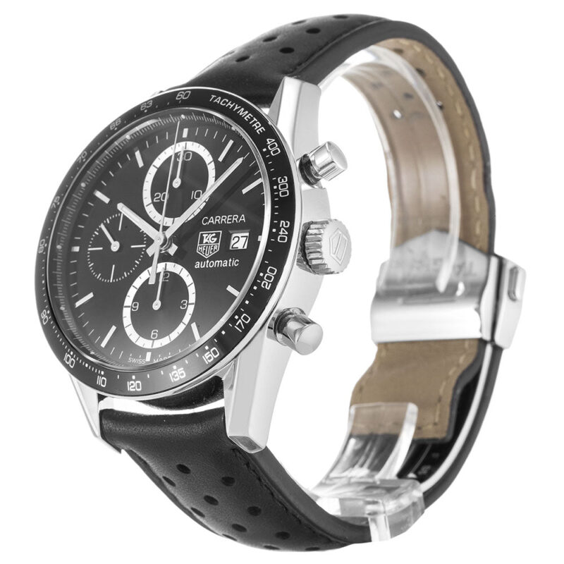 Men Tag Heuer Carrera CV2010.FC6233 Black 3