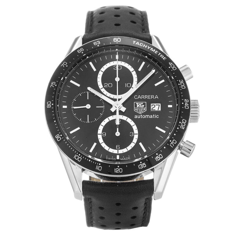 Men Tag Heuer Carrera CV2010.FC6233 Black 2