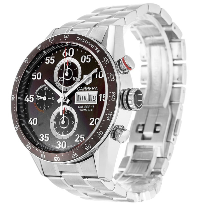 Men Tag Heuer Carrera CV2A12.FC6236 Brown 3