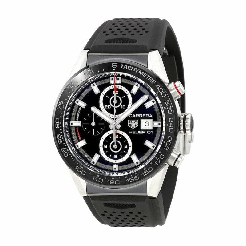 TAG Carrera Black Rubber Replica 2