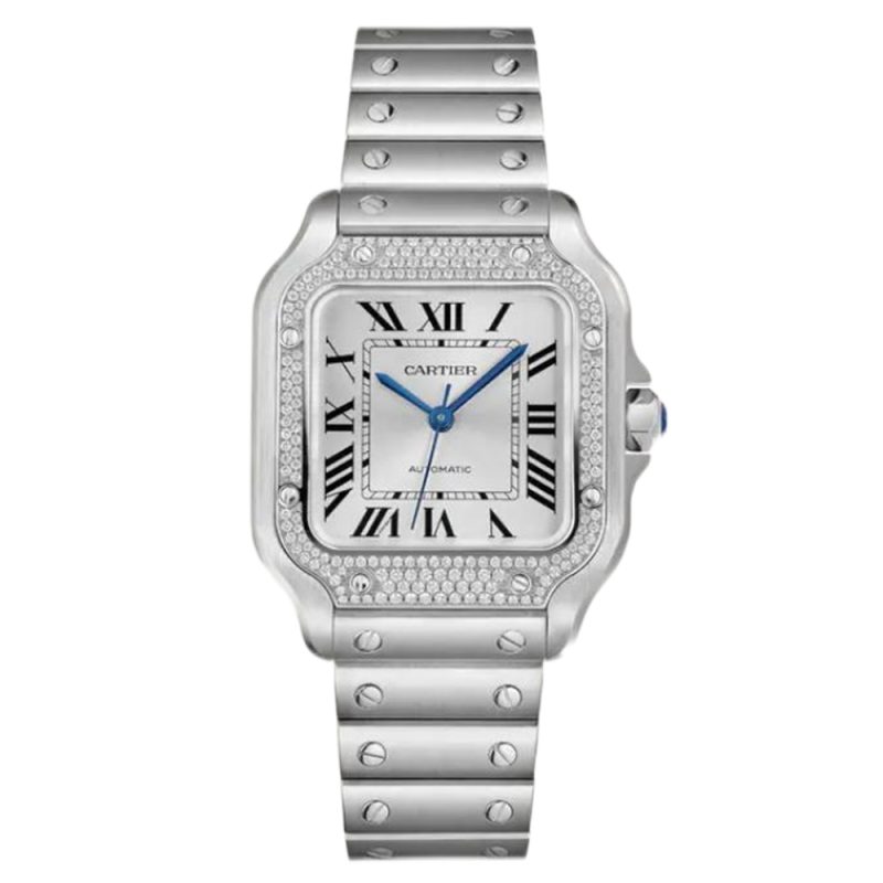 Cartier Santos Medium With Diamond 2