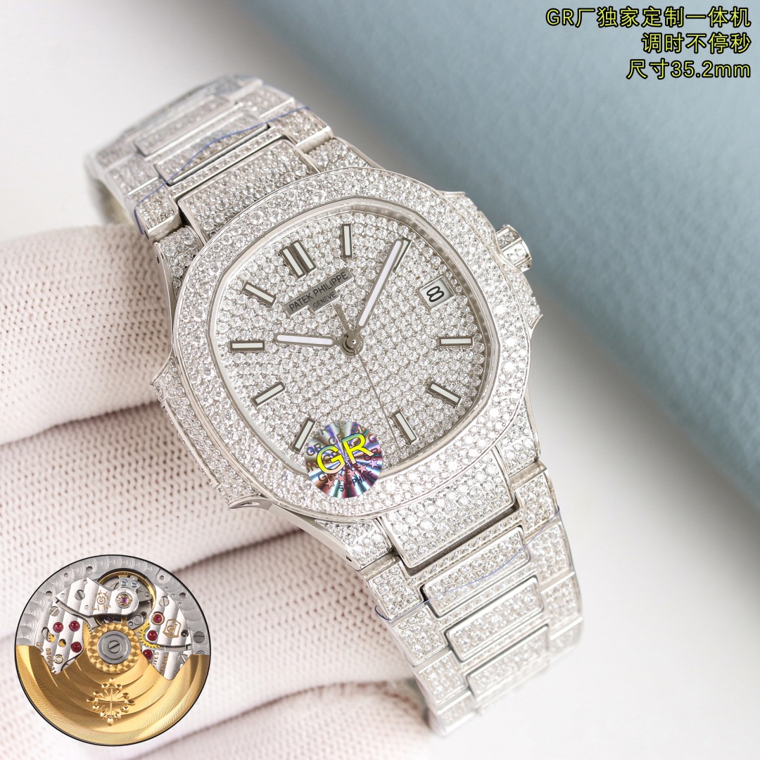 Patek Philippe Iced Out Watch #001 7 Patek Philippe Iced Out Watch #001 7
