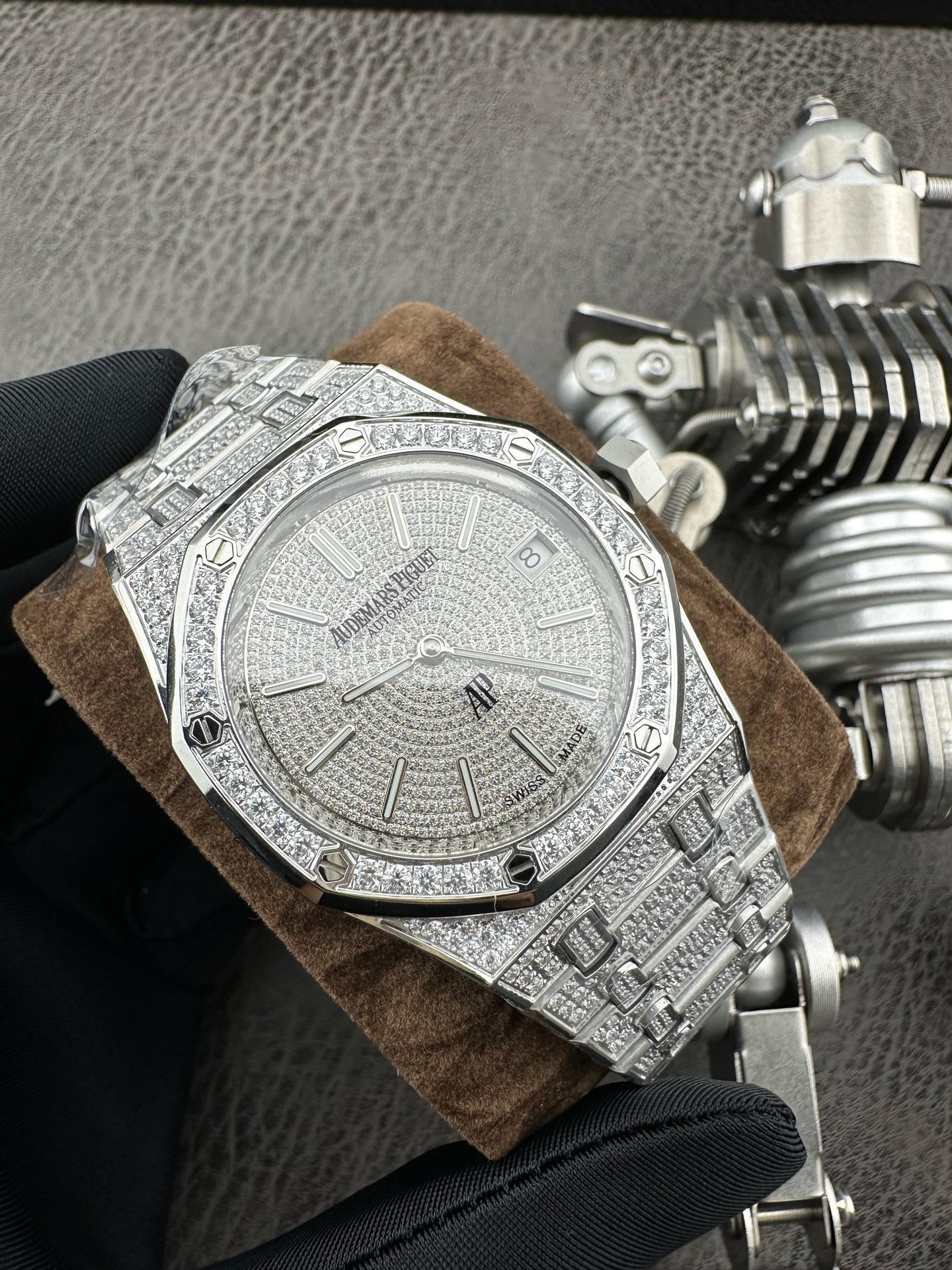 Audemars Piguet Iced Out Watch #003 2 Audemars Piguet Iced Out Watch #003 2