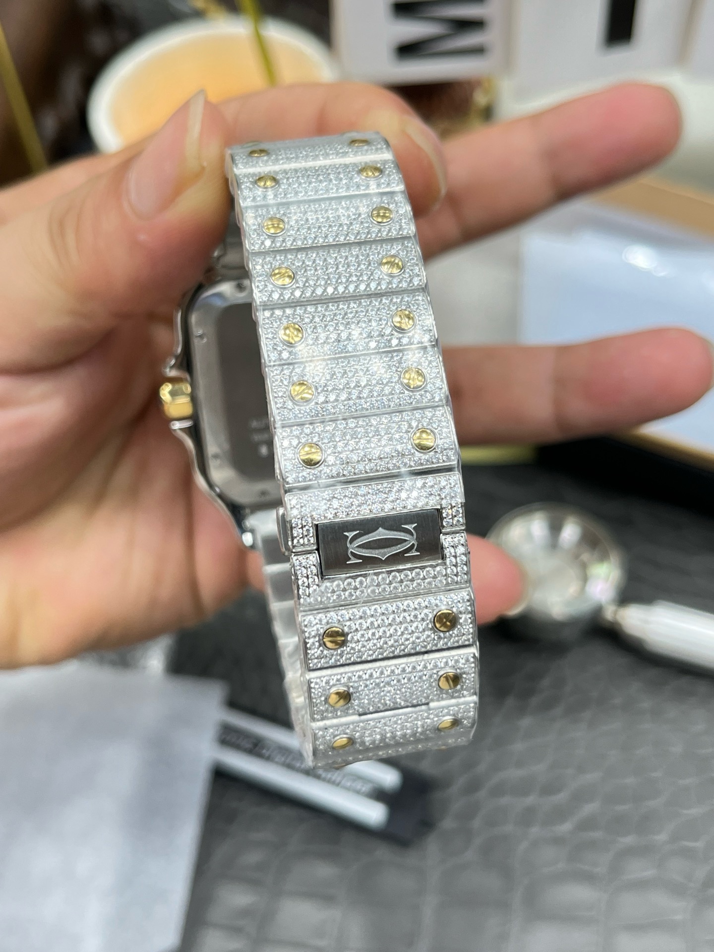 Cartier Iced Out Watch #001 5 Cartier Iced Out Watch #001 5