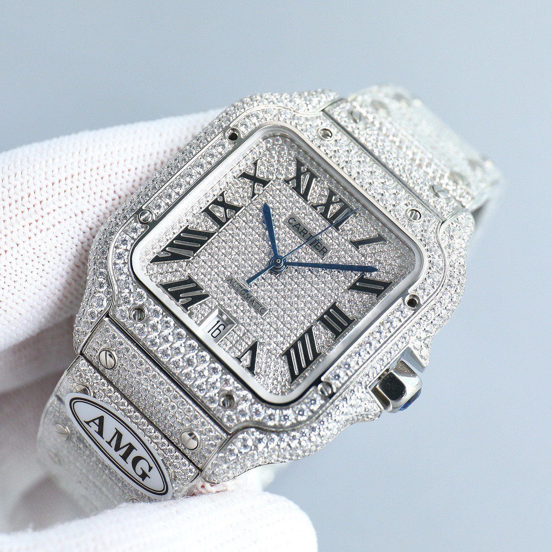 Cartier Iced Out Watch #002 5 Cartier Iced Out Watch #002 5
