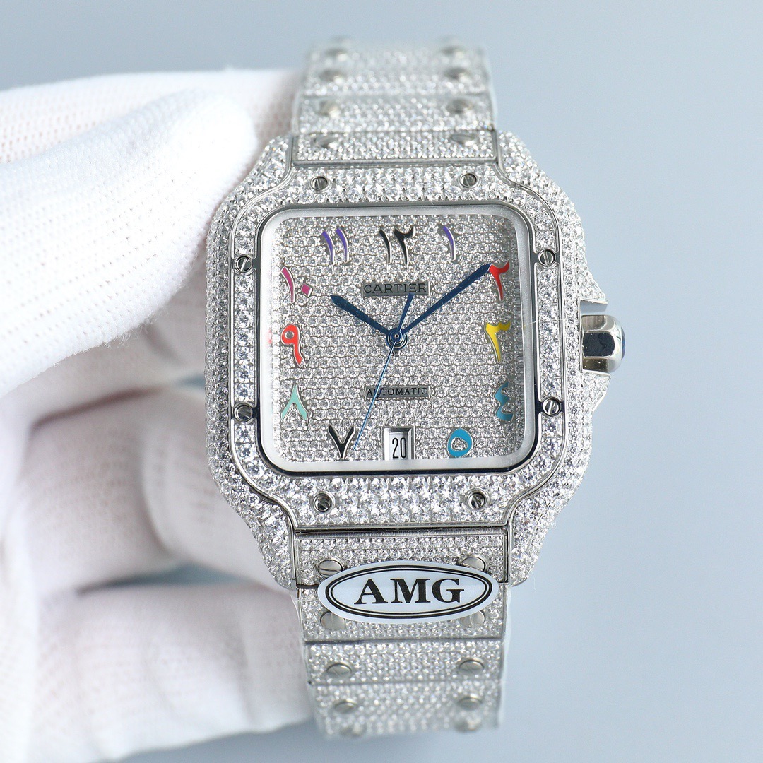 Cartier Iced Out Watch #002 4 Cartier Iced Out Watch #002 4
