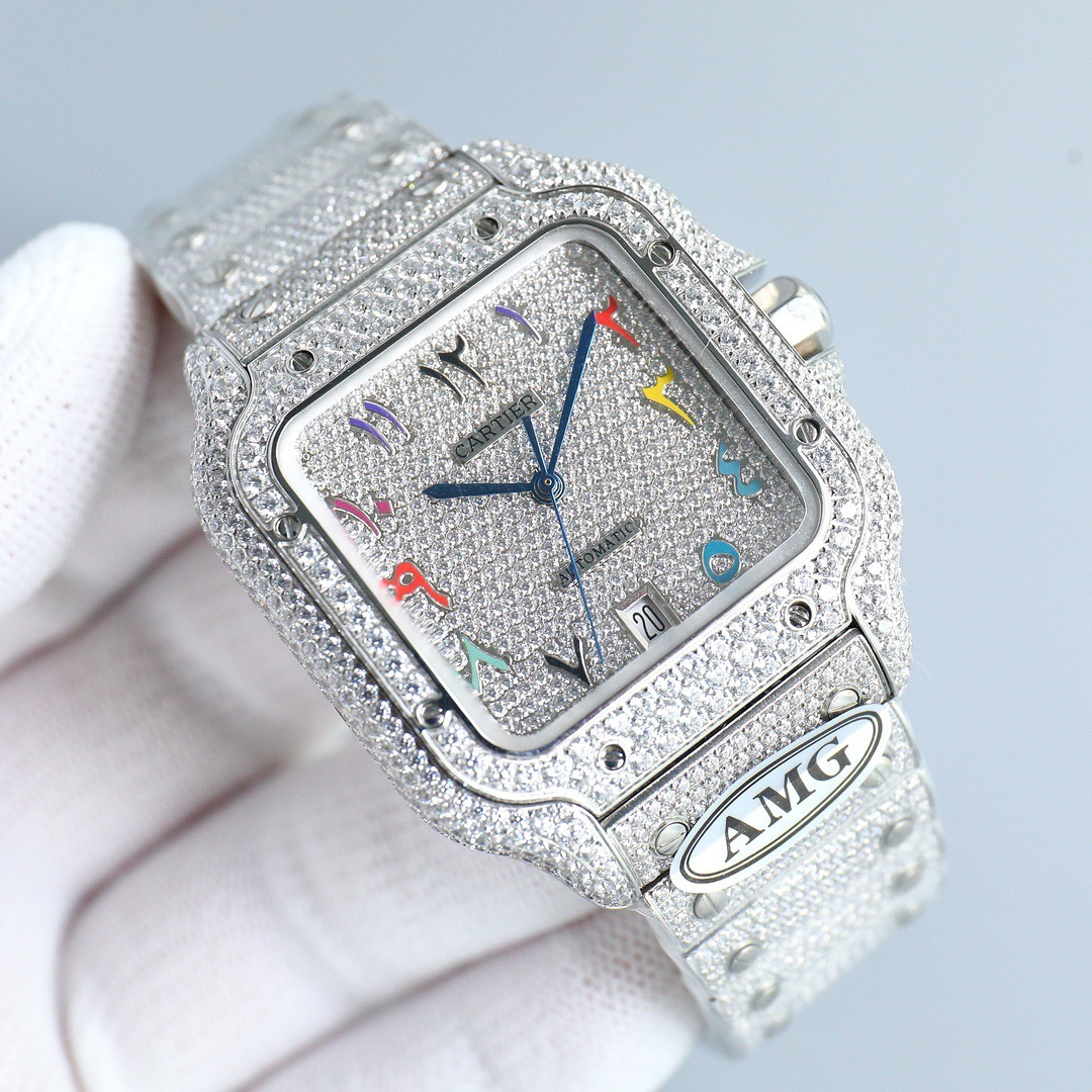 Cartier Iced Out Watch #002 3 Cartier Iced Out Watch #002 3