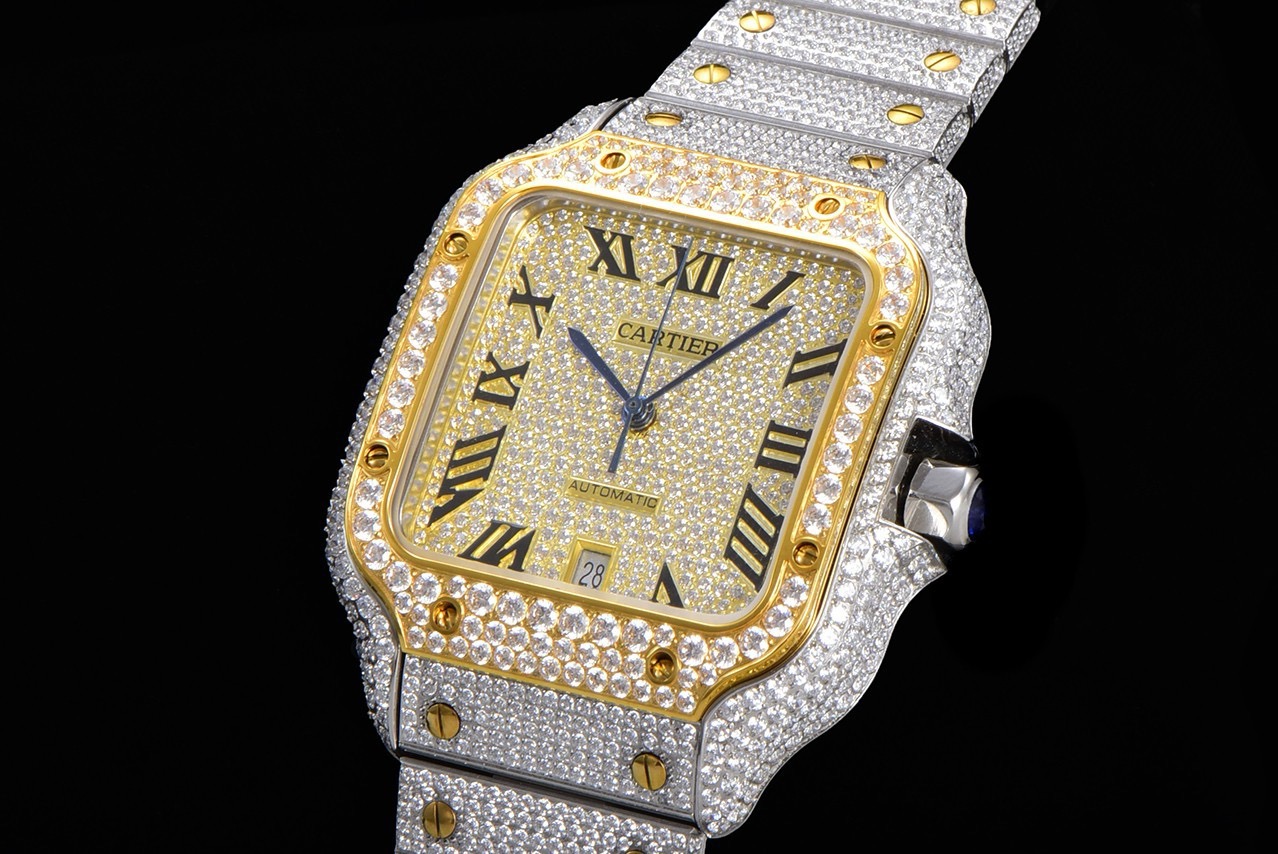 Cartier Iced Out Watch #003 2 Cartier Iced Out Watch #003 2