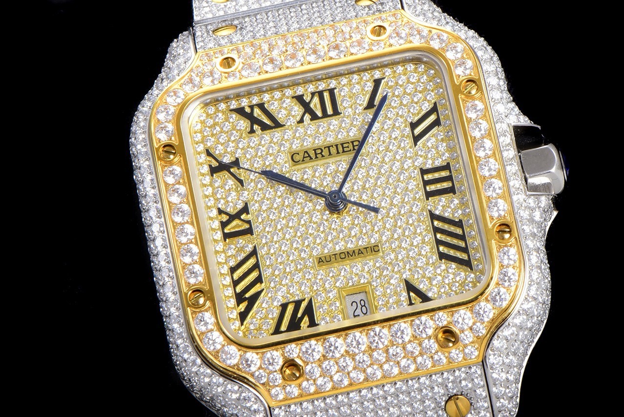 Cartier Iced Out Watch #003 9 Cartier Iced Out Watch #003 9