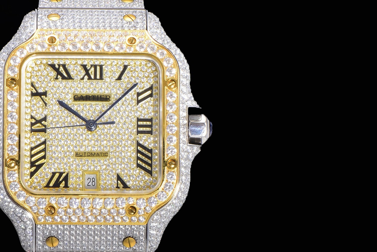 Cartier Iced Out Watch #003 8 Cartier Iced Out Watch #003 8