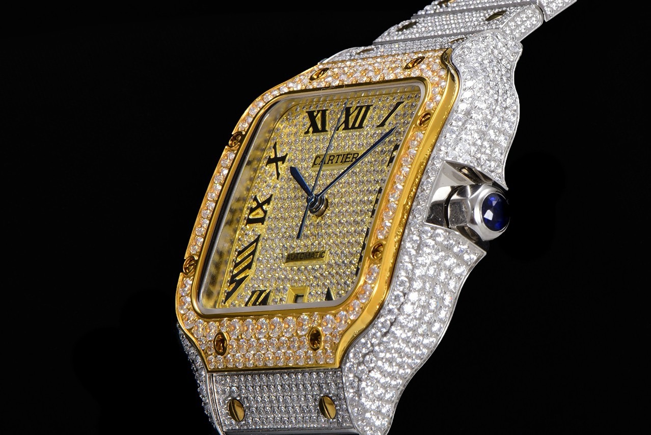 Cartier Iced Out Watch #003 7 Cartier Iced Out Watch #003 7