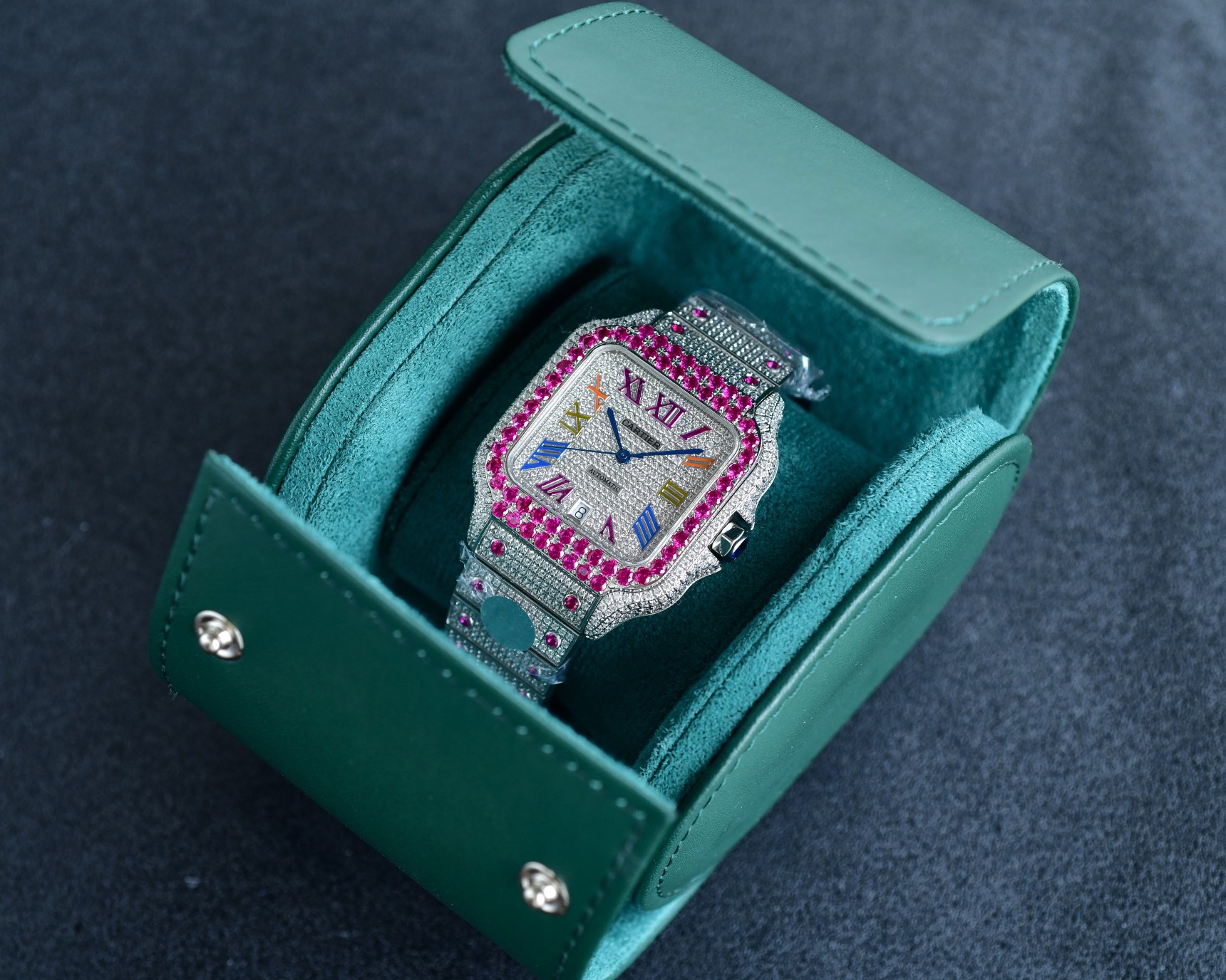 Cartier Iced Out Watch #004 7 Cartier Iced Out Watch #004 7