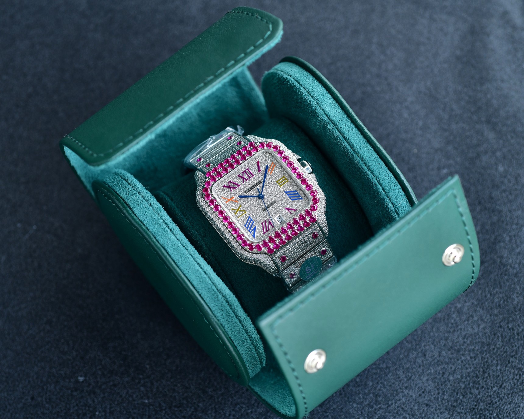 Cartier Iced Out Watch #004 6 Cartier Iced Out Watch #004 6