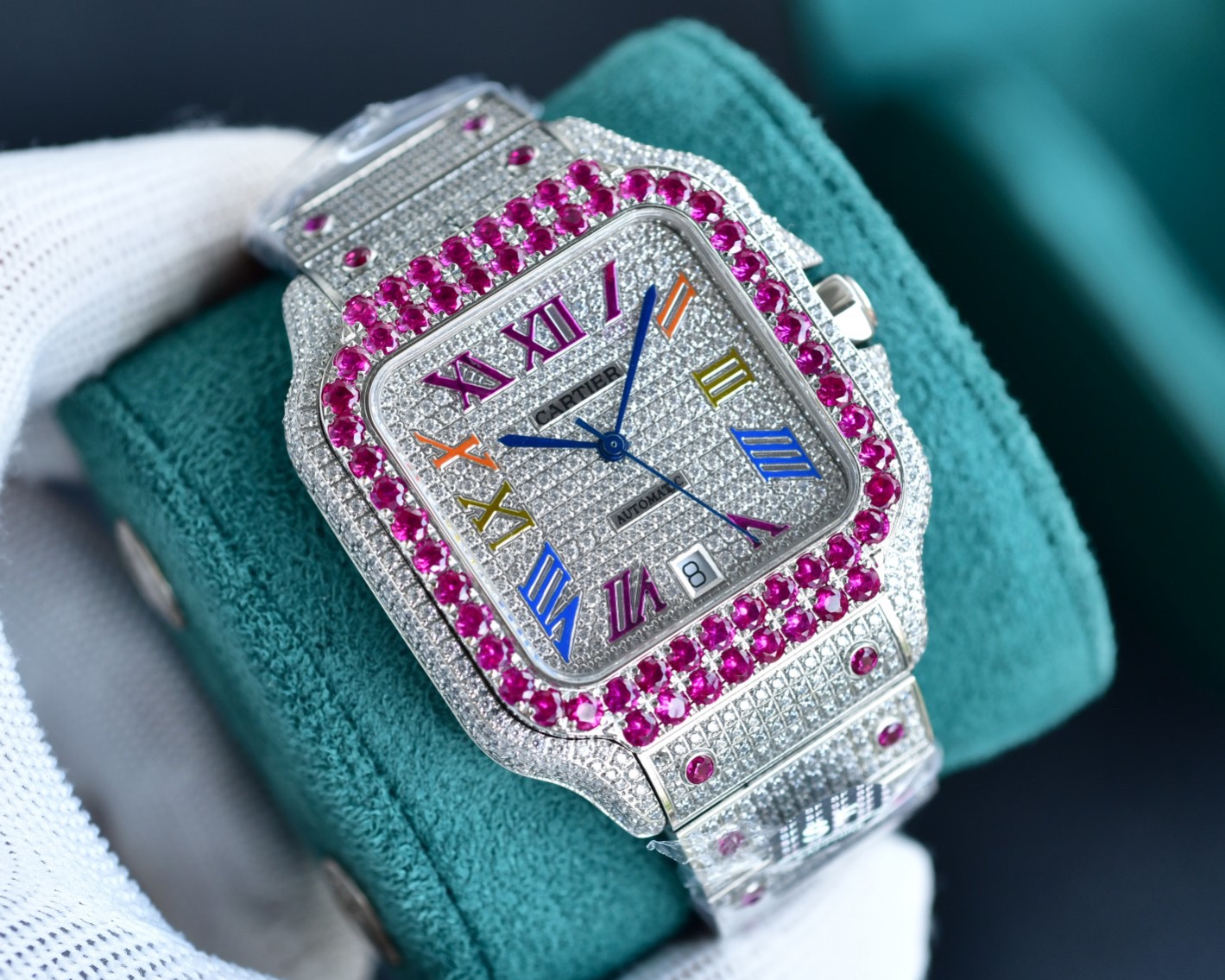 Cartier Iced Out Watch #004 2 Cartier Iced Out Watch #004 2