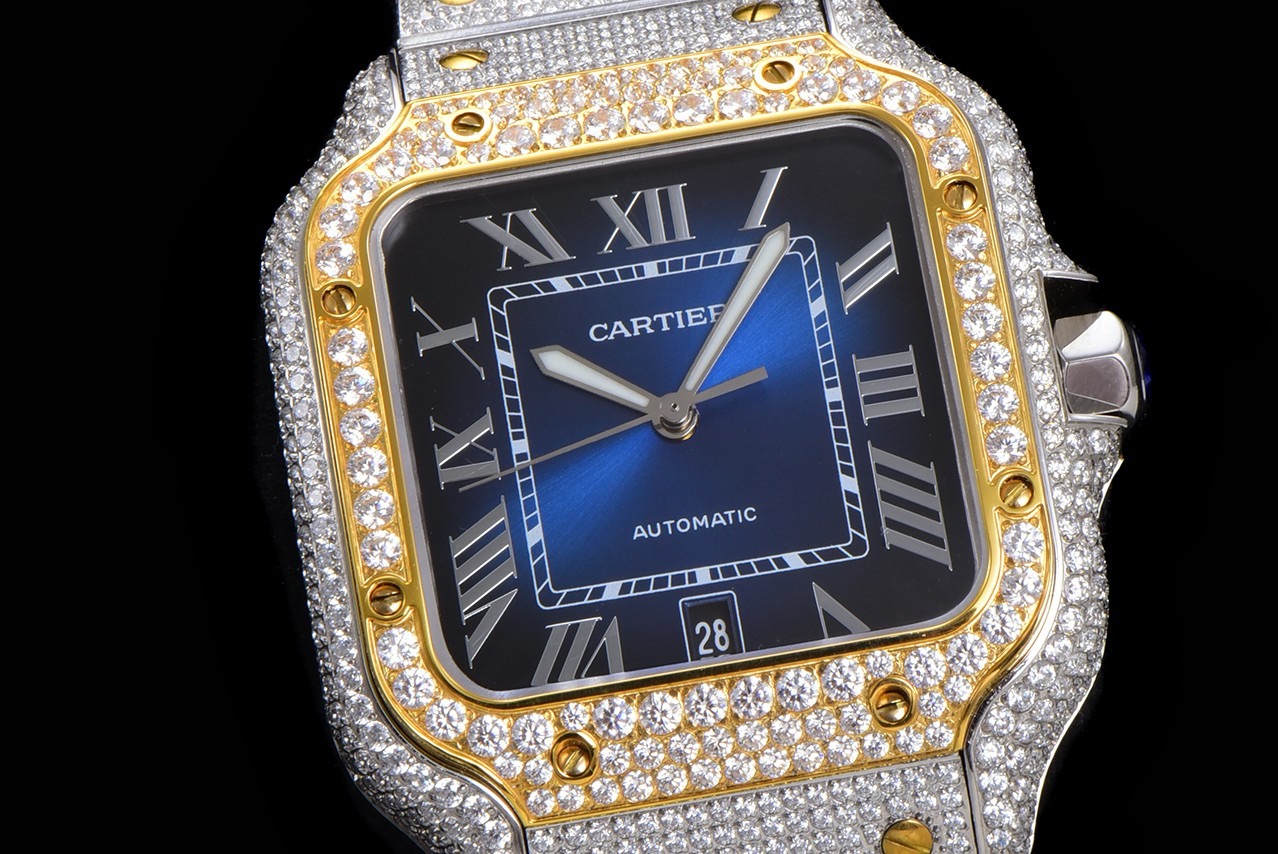 Cartier Iced Out Watch #005 3 Cartier Iced Out Watch #005 3