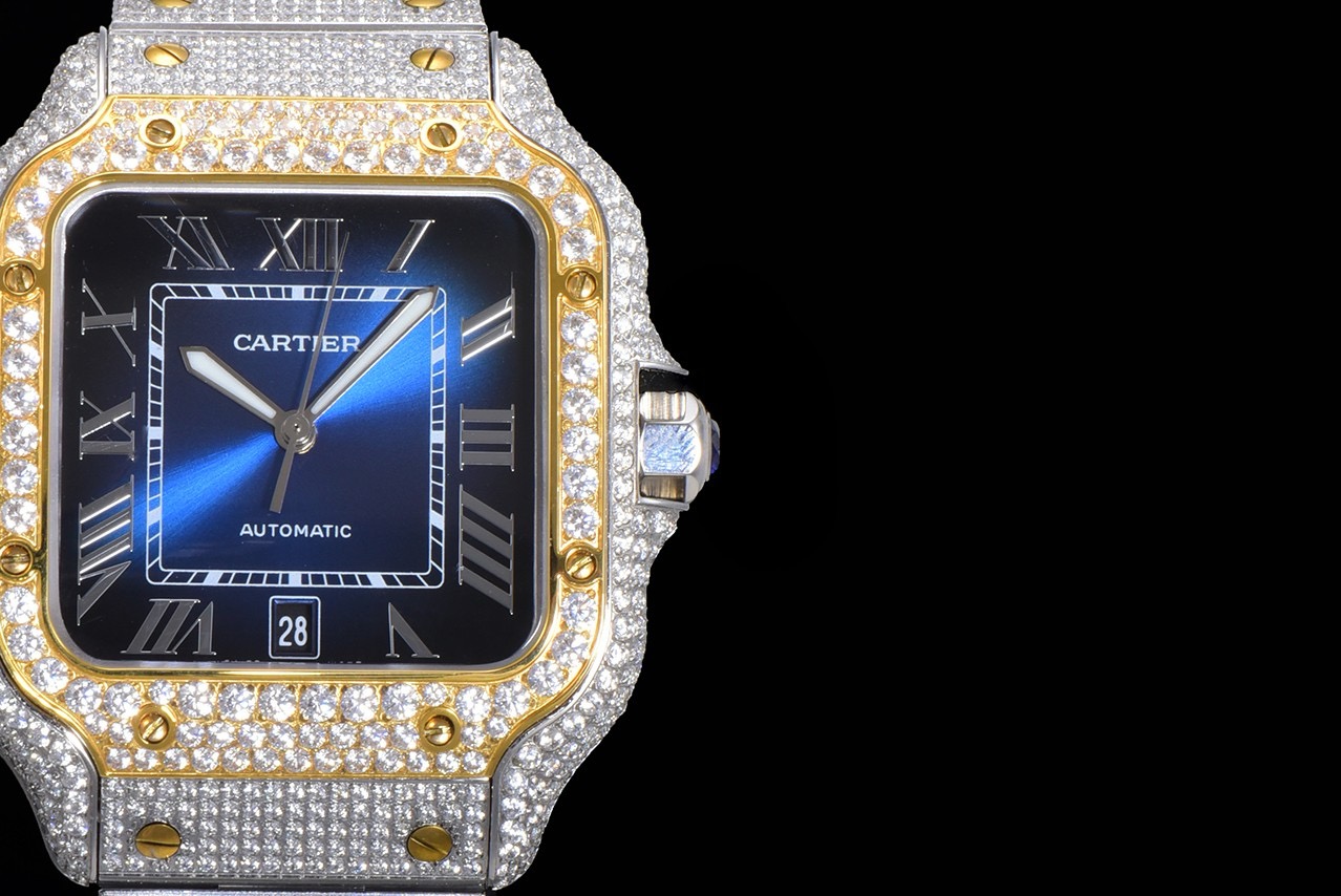 Cartier Iced Out Watch #005 4 Cartier Iced Out Watch #005 4