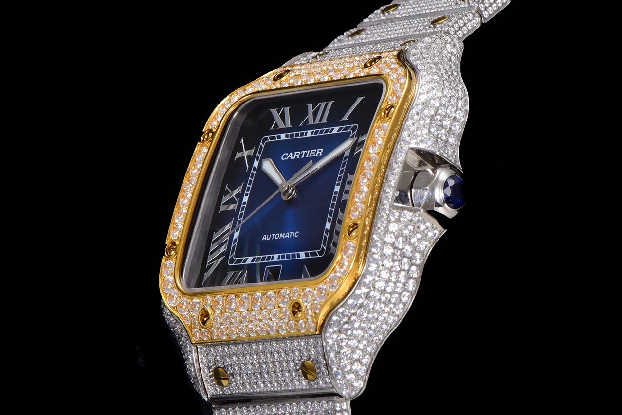 Cartier Iced Out Watch #005 5 Cartier Iced Out Watch #005 5