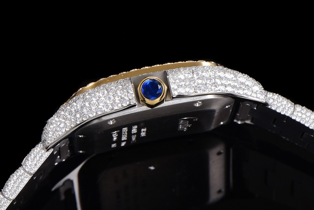 Cartier Iced Out Watch #005 6 Cartier Iced Out Watch #005 6