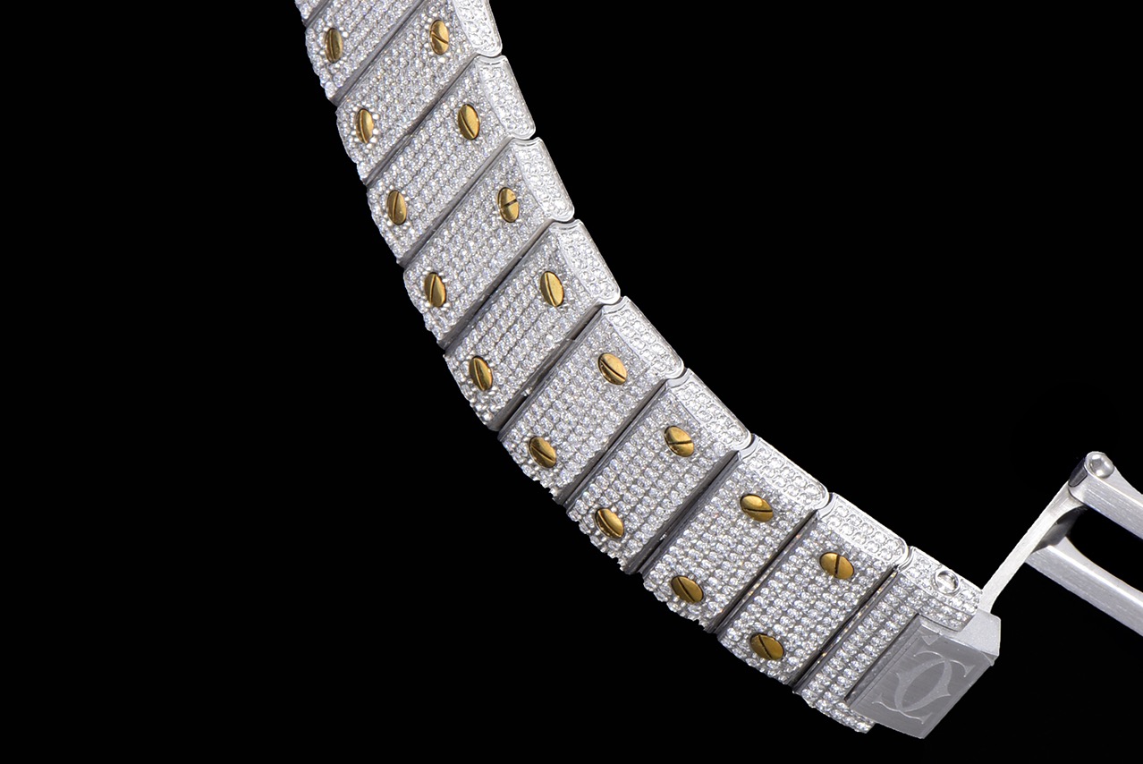 Cartier Iced Out Watch #005 8 Cartier Iced Out Watch #005 8